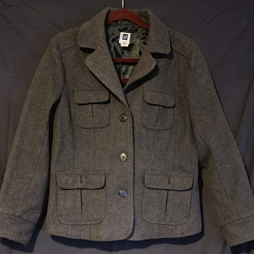 GAP Grey Peacoat